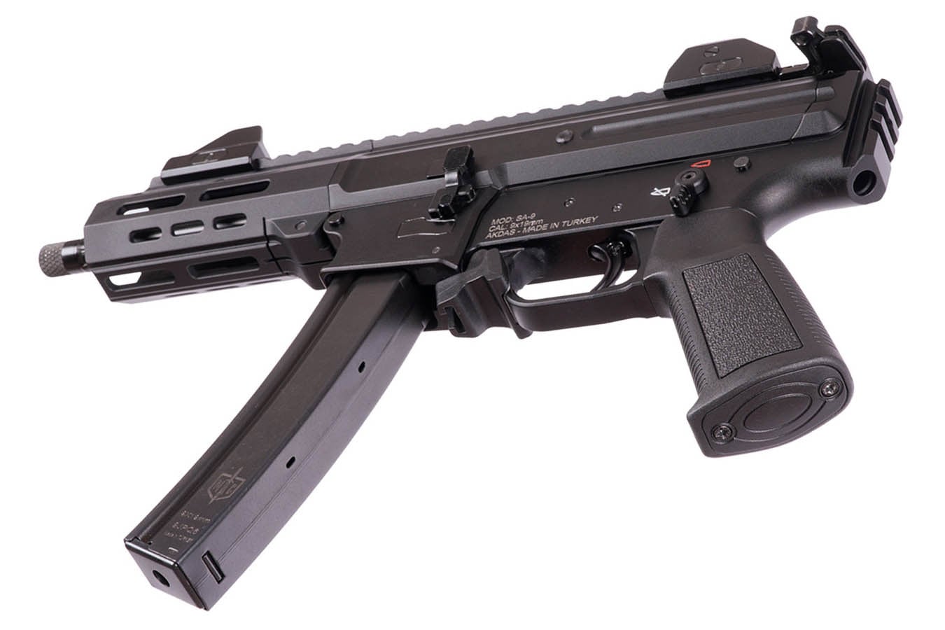 MILITARY ARMAMENT CORPORATION IX 9mm Direct Blowback Semi-Auto Pistol with M-LOK Handguard